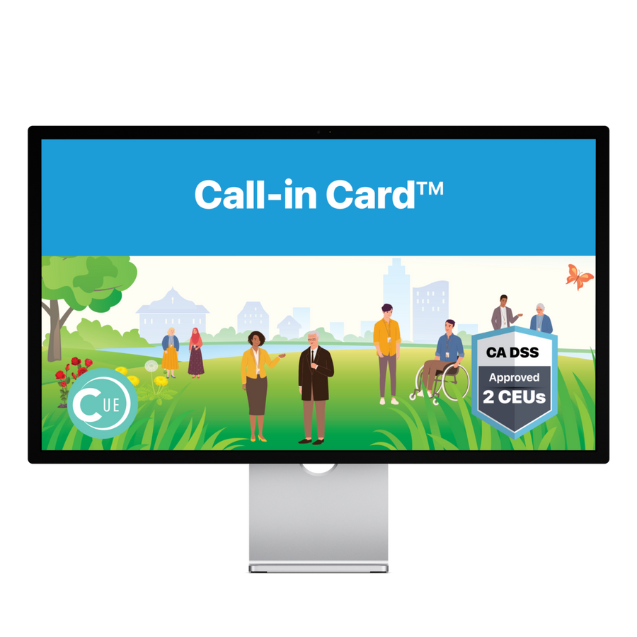 Call-In Card self-paced course to interrupt implicit bias