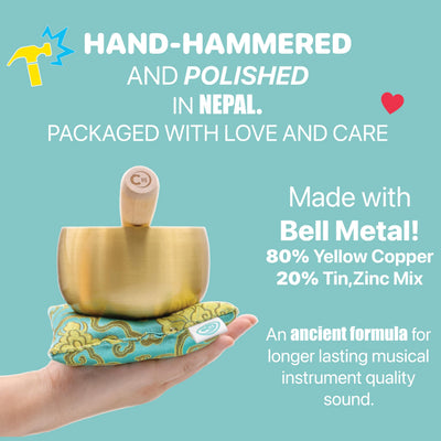 The ZenHarmony Bowl® 4" Singing Bowl