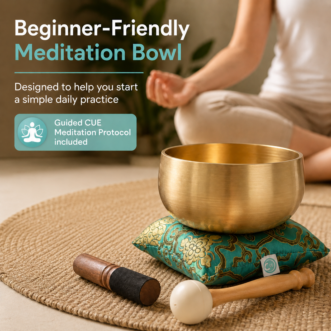 The BeMindful Bowl® | 6-Inch Tibetan Singing Bowl