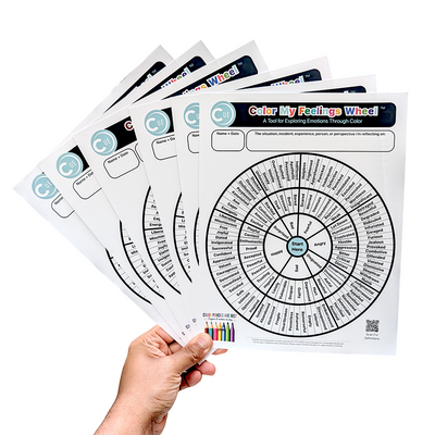 Color My Feelings Wheel™ | Color-In Emotion Reflection Activity