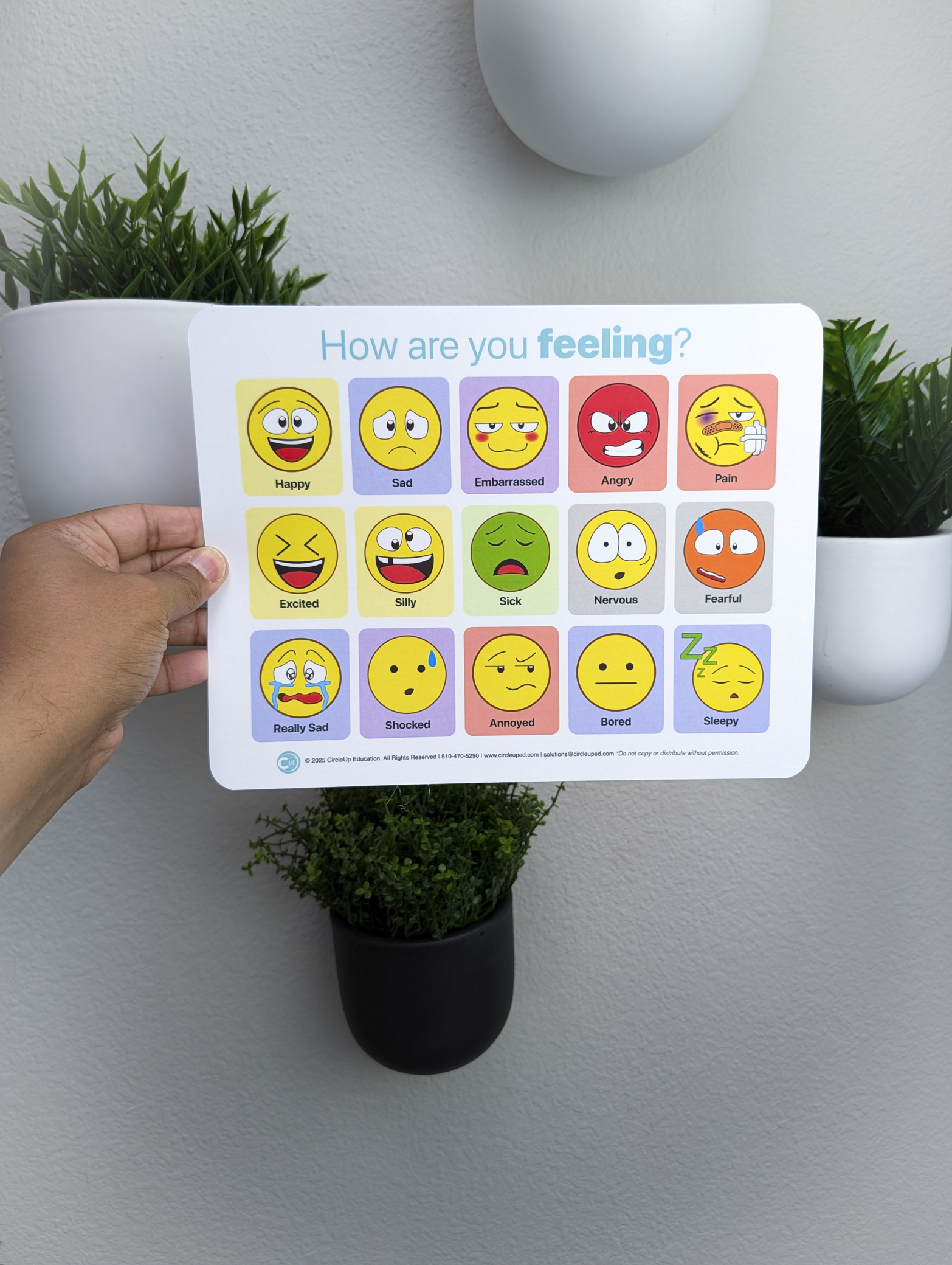 Emoji Feelings Chart for Kids | SEL Emotion Chart – CircleUp Education
