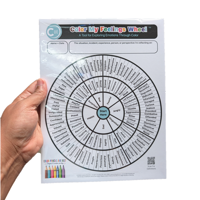 Color My Feelings Wheel™ | Color-In Emotion Reflection Activity