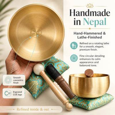 The BeMindful Bowl® | 6-Inch Tibetan Singing Bowl