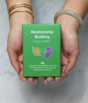Conversation Cards for Schools & Teams – 2024 Edition Conversation Starters & Team Building Cards | Relationship Building CUE Cards™