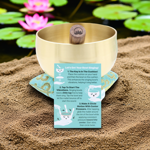 Tibetan Singing Bowl, 6-Inch Lotus Edition for Sound Healing – The ZenProspera Bowl™