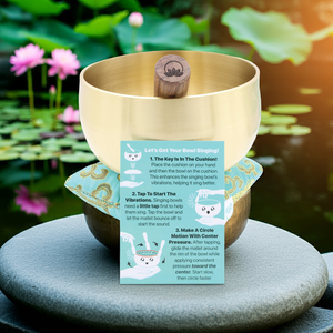 Tibetan Singing Bowl, 6-Inch Lotus Edition for Sound Healing – The ZenProspera Bowl™