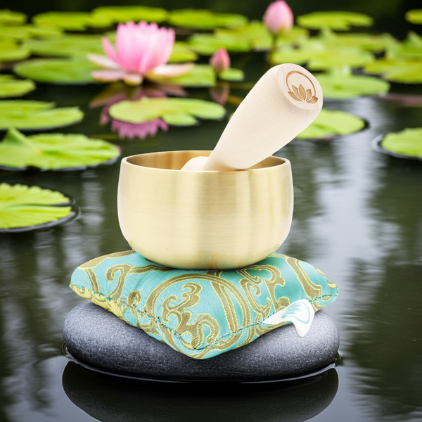 Tibetan Singing Bowls 50-Pack, 3-Inch Portable Lotus Edition for Sound Healing – The ZenSerenity Bowl™