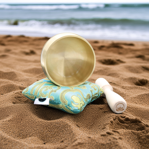 Tibetan Singing Bowl, 3-Inch Portable Lotus Edition for Sound Healing – The ZenSerenity Bowl™