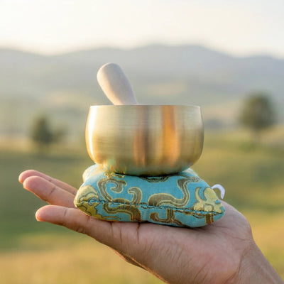 The ZenBloom™ 3″ Tibetan Singing Bowl Set