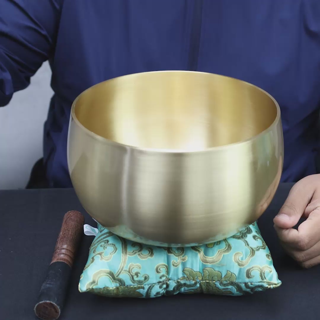 Load video: The ZenBalance Bell Bowl® 8" Singing Bowl