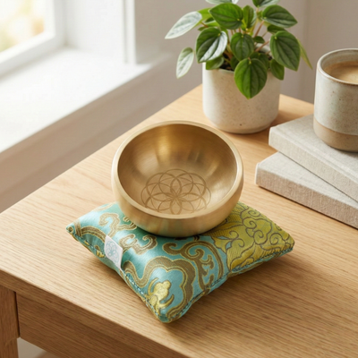 The ZenBloom™ 3″ Tibetan Singing Bowl Set